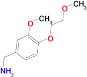 [3-Methoxy-4-(2-methoxyethoxy)phenyl]methanamine