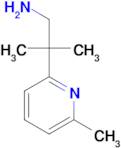 2-Methyl-2-(6-methylpyridin-2-yl)propan-1-amine