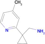 [1-(4-Methylpyridin-2-yl)cyclopropyl]methanamine