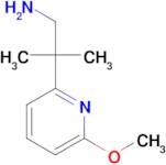 2-(6-Methoxypyridin-2-yl)-2-methylpropan-1-amine