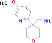 [4-(5-Methoxypyridin-2-yl)oxan-4-yl]methanamine