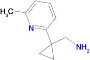 [1-(6-Methylpyridin-2-yl)cyclopropyl]methanamine