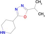 4-[5-(Propan-2-yl)-1,3,4-oxadiazol-2-yl]piperidine