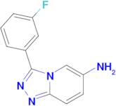 3-(3-Fluorophenyl)-[1,2,4]triazolo[4,3-a]pyridin-6-amine