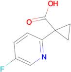1-(5-Fluoropyridin-2-yl)cyclopropane-1-carboxylic acid