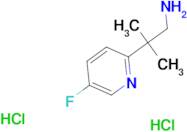 2-(5-Fluoropyridin-2-yl)-2-methylpropan-1-amine dihydrochloride