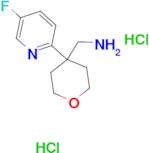 [4-(5-Fluoropyridin-2-yl)oxan-4-yl]methanamine dihydrochloride