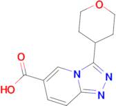 3-(Oxan-4-yl)-[1,2,4]triazolo[4,3-a]pyridine-6-carboxylic acid