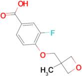 3-Fluoro-4-[(3-methyloxetan-3-yl)methoxy]benzoic acid