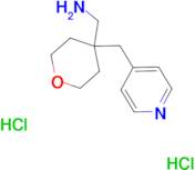 [4-(Pyridin-4-ylmethyl)oxan-4-yl]methanamine dihydrochloride