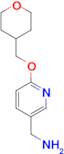 [6-(Oxan-4-ylmethoxy)pyridin-3-yl]methanamine