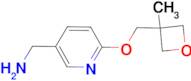 6-[(3-Methyloxetan-3-yl)methoxy]pyridin-3-yl-methanamine