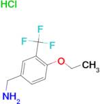 [4-Ethoxy-3-(trifluoromethyl)phenyl]methanamine hydrochloride