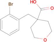 4-[(2-Bromophenyl)methyl]oxane-4-carboxylic acid