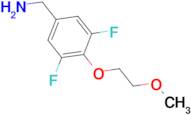 [3,5-Difluoro-4-(2-methoxyethoxy)phenyl]methanamine