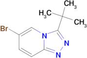 6-Bromo-3-tert-butyl-[1,2,4]triazolo[4,3-a]pyridine