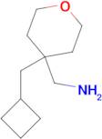 [4-(Cyclobutylmethyl)oxan-4-yl]methanamine