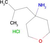 4-(2-Methylpropyl)oxan-4-amine hydrochloride