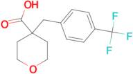 4-[4-(Trifluoromethyl)phenyl]methyl-oxane-4-carboxylic acid