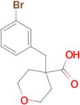 4-[(3-Bromophenyl)methyl]oxane-4-carboxylic acid