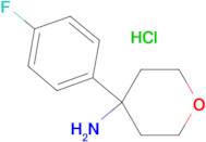 4-(4-Fluorophenyl)oxan-4-amine hydrochloride