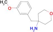 4-[(3-Methoxyphenyl)methyl]oxan-4-amine