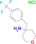 4-[4-(Trifluoromethyl)phenyl]methyl-oxan-4-amine hydrochloride