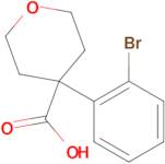 4-(2-Bromophenyl)oxane-4-carboxylic acid