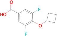 4-Cyclobutoxy-3,5-difluorobenzoic acid