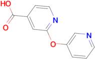 2-(Pyridin-3-yloxy)pyridine-4-carboxylic acid