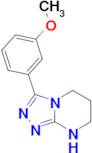 3-(3-Methoxyphenyl)-5H,6H,7H,8H-[1,2,4]triazolo[4,3-a]pyrimidine