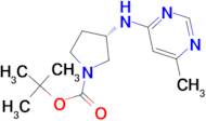 tert-Butyl (3S)-3-[(6-methylpyrimidin-4-yl)amino]pyrrolidine-1-carboxylate