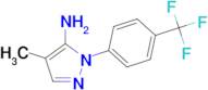 4-Methyl-1-[4-(trifluoromethyl)phenyl]-1H-pyrazol-5-amine