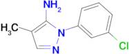 1-(3-Chlorophenyl)-4-methyl-1H-pyrazol-5-amine