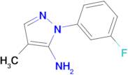 1-(3-Fluorophenyl)-4-methyl-1H-pyrazol-5-amine