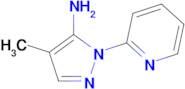 4-Methyl-1-(pyridin-2-yl)-1H-pyrazol-5-amine