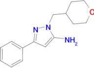 1-(Oxan-4-ylmethyl)-3-phenyl-1H-pyrazol-5-amine