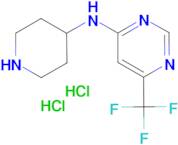 N-(Piperidin-4-yl)-6-(trifluoromethyl)pyrimidin-4-amine dihydrochloride