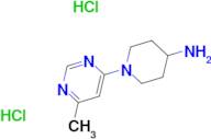 1-(6-Methylpyrimidin-4-yl)piperidin-4-amine dihydrochloride