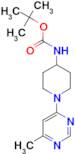 tert-Butyl N-[1-(6-methylpyrimidin-4-yl)piperidin-4-yl]carbamate