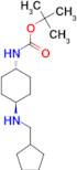 tert-Butyl (1R*,4R*)-4-[(cyclopentylmethyl)amino]cyclohexylcarbamate