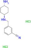 3-[(1R*,4R*)-4-Aminocyclohexylamino]methyl-benzonitrile dihydrochloride