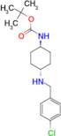 tert-Butyl (1R*,4R*)-4-(4-chlorobenzylamino)-cyclohexylcarbamate