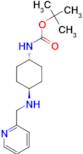 tert-Butyl (1R*,4R*)-4-[(pyridin-2-ylmethyl)amino]-cyclohexylcarbamate