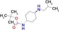 tert-Butyl (1R*,4R*)-4-(isobutylamino)cyclohexylcarbamate