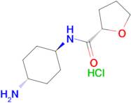 (S)-N-[(1R*,4S*)-4-Aminocyclohexyl]-tetrahydrofuran-2-carboxamide hydrochloride