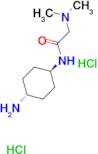 N-[(1R*,4R*)-4-Aminocyclohexyl]-2-(dimethylamino)acetamide dihydrochloride