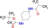 tert-Butyl (1R*,4R*)-4-isobutyramidocyclohexylcarbamate