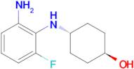 (1R*,4R*)-4-(2-Amino-6-fluorophenylamino)cyclohexanol