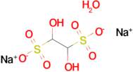 Glyoxal sodium bisulfite addition compound hydrate